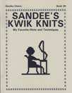sandee cherry's machine knitting pattern book favorite hints and techniques sandys kwik knit