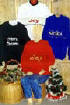 Sandee Cherry's Pattern Book Sweatshirt Strips Christmas Designs Sandee's Kwik Knit