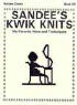 sandee cherry's machine knitting pattern book favorite hints and techniques sandys kwik knit